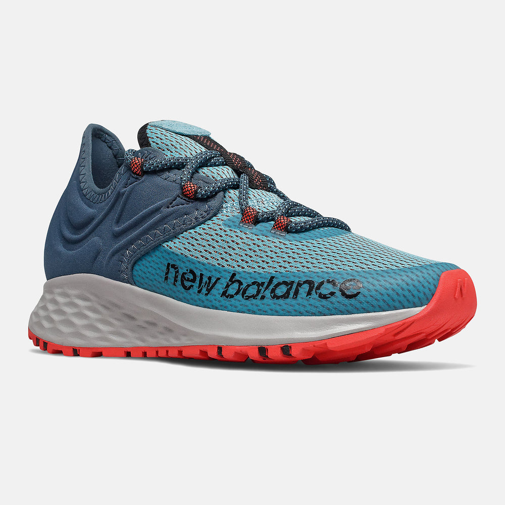 Wax Blue/Stone Blue and Toro Red Fresh Foam Roav Trail New Balance Shoes