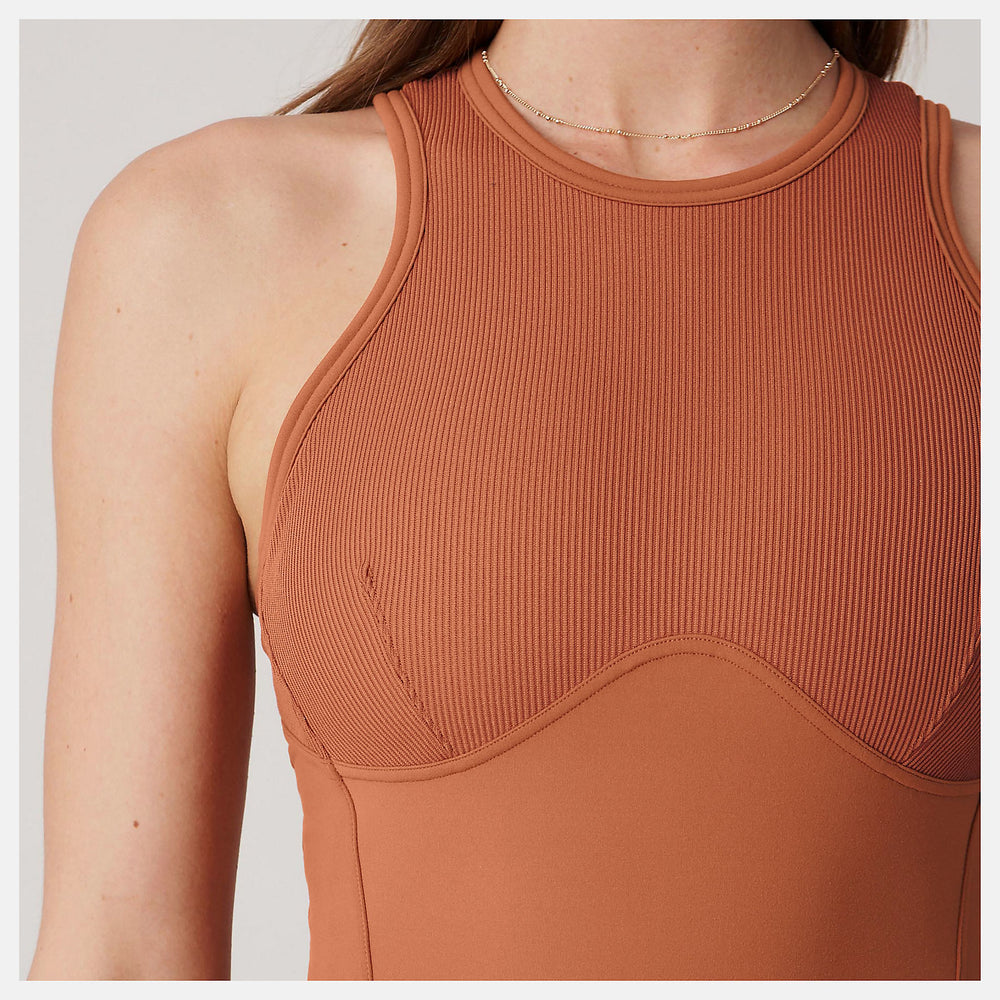 Terra Cotta Bandier Brief Bodysuit New Balance Clothing