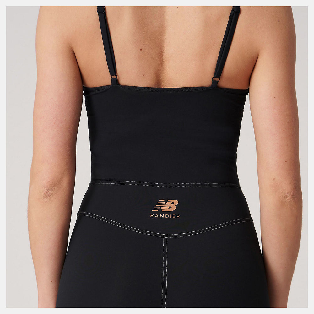 Black Bandier Cami Bodysuit New Balance Clothing