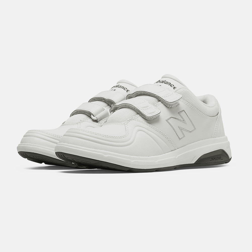 White Hook and Loop 813 New Balance Shoes