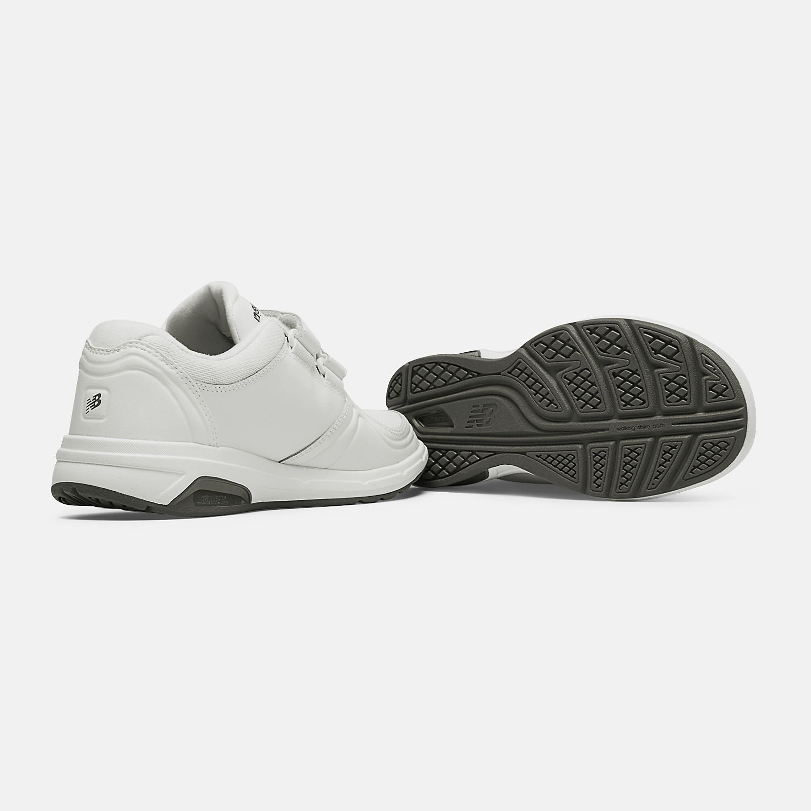 White Hook and Loop 813 New Balance Shoes