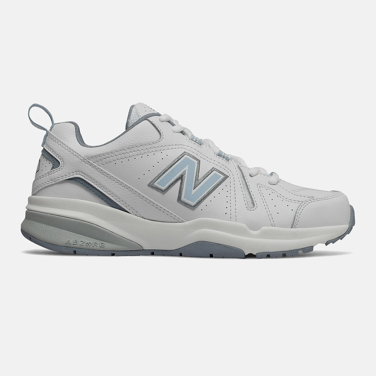 White/Light Blue 608v5 New Balance Shoes