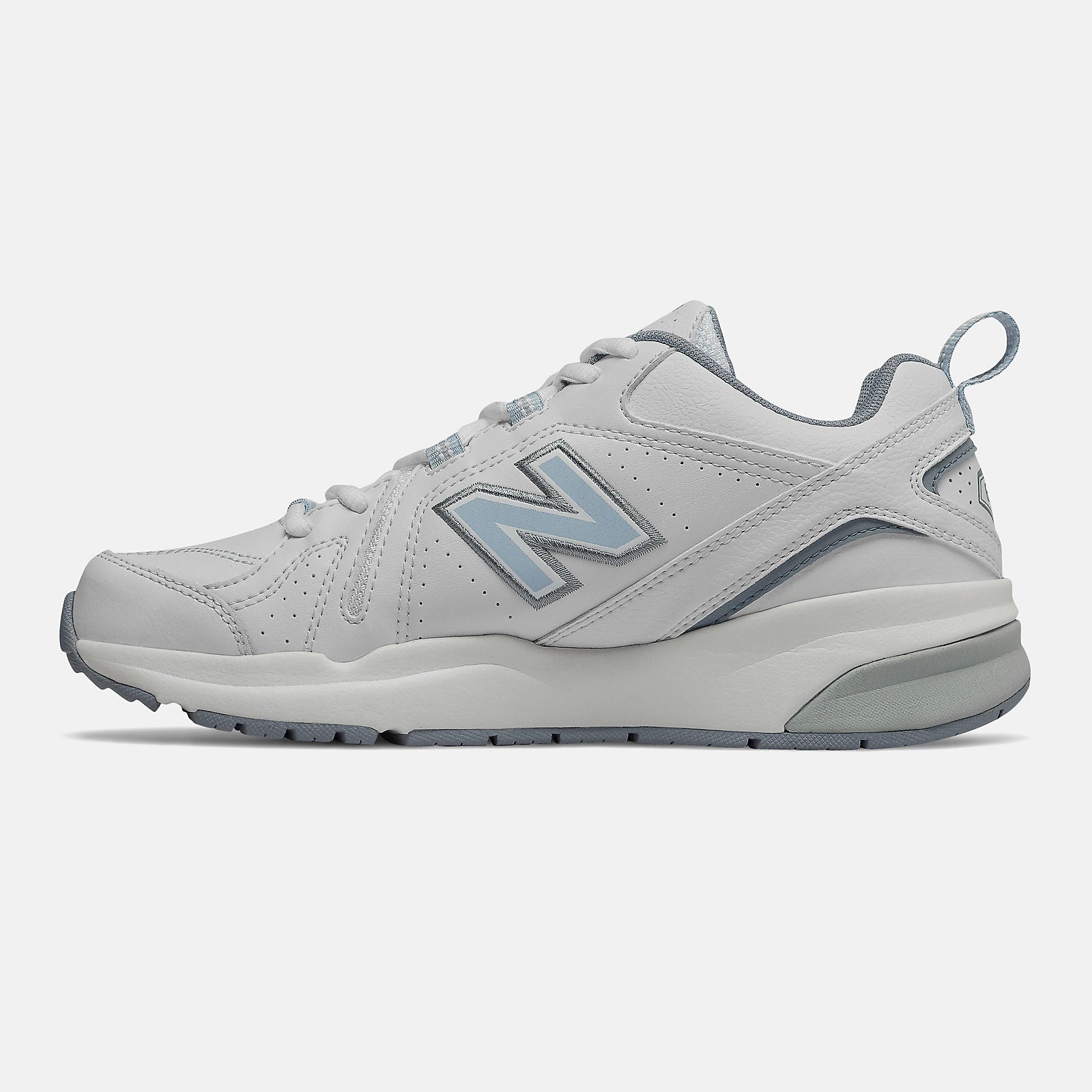 White/Light Blue 608v5 New Balance Shoes