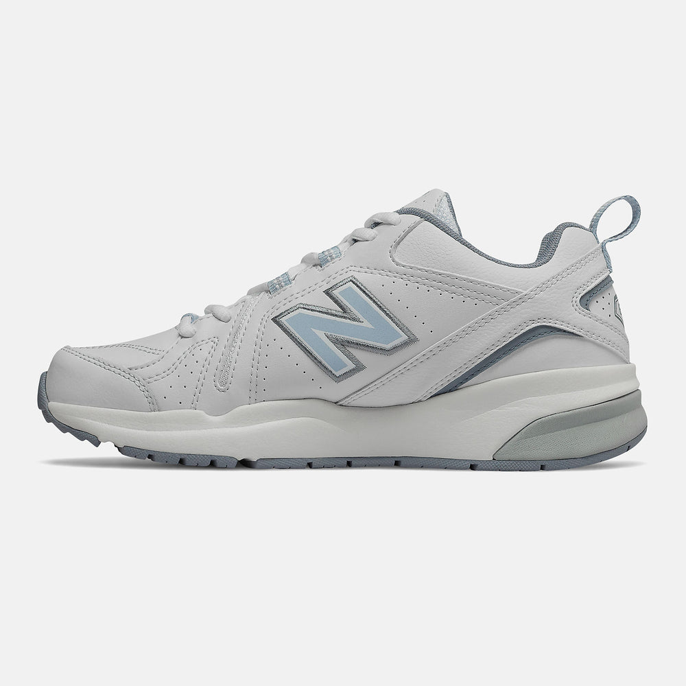 White/Light Blue 608v5 New Balance Shoes