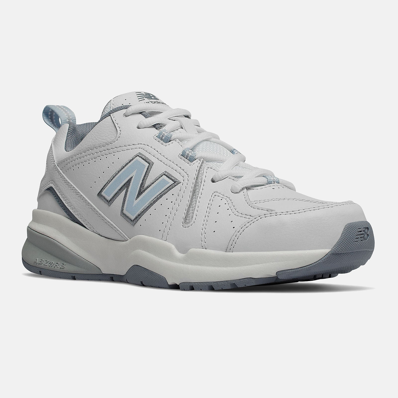 White/Light Blue 608v5 New Balance Shoes