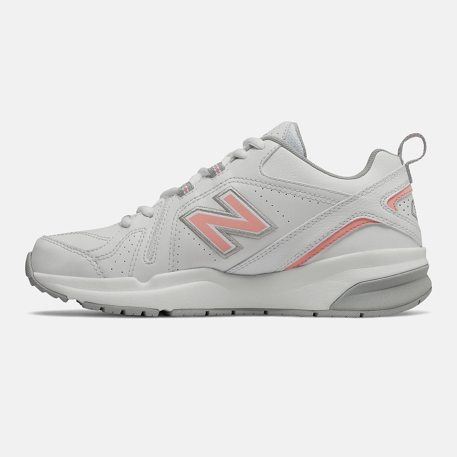 White/Pink 608v5 New Balance Shoes