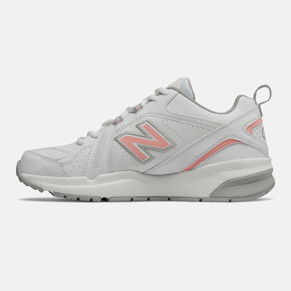 White/Pink 608v5 New Balance Shoes