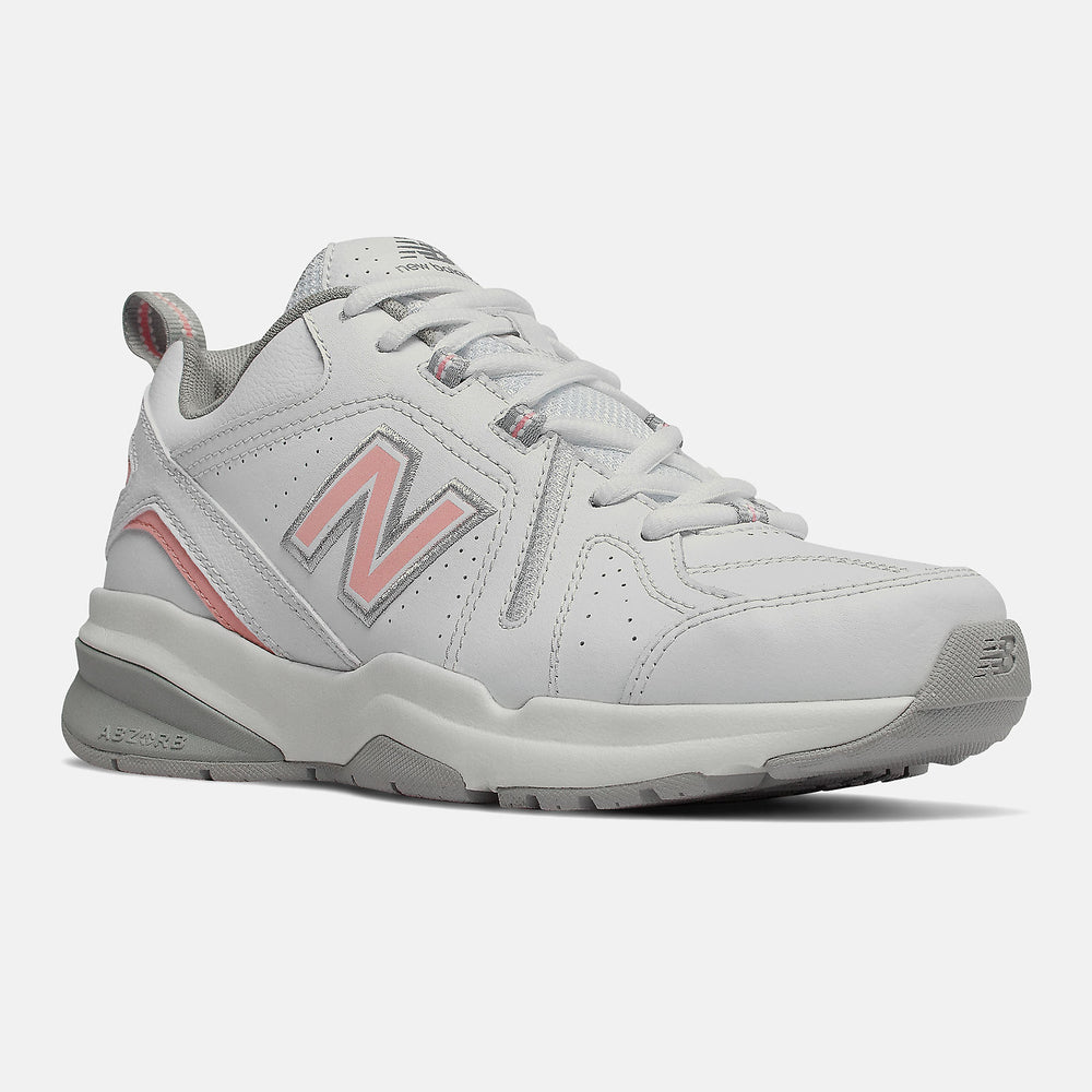 White/Pink 608v5 New Balance Shoes