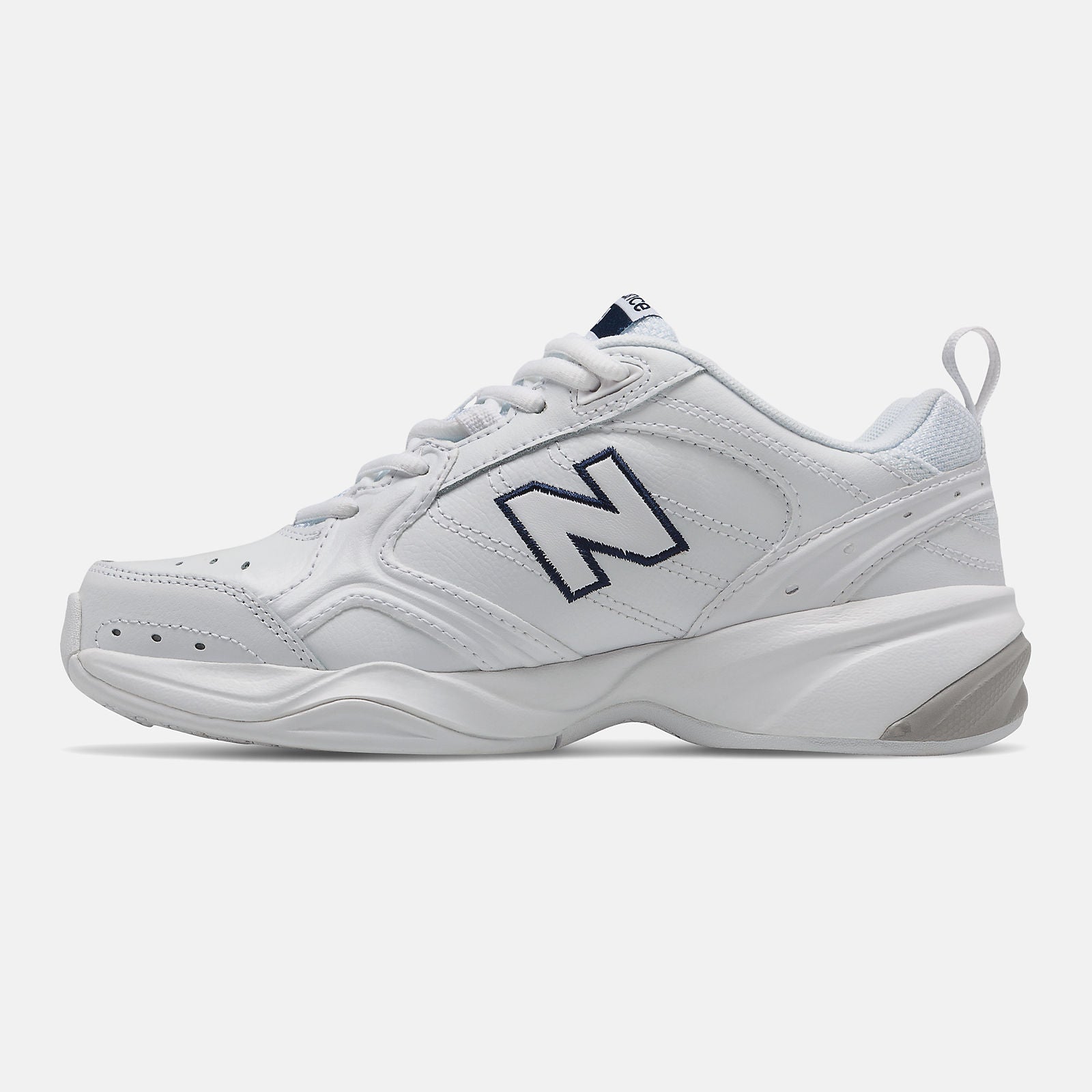 White 624 New Balance Shoes