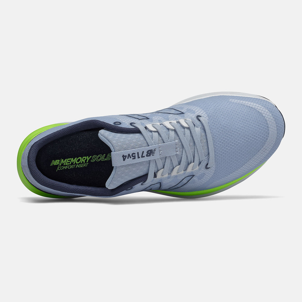 Frost Blue/Natural Indigo and Lime Glo 715v4 New Balance Shoes